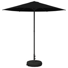 Tuinparasol 230 x 230 cm Polyester Rechthoekig Zwart