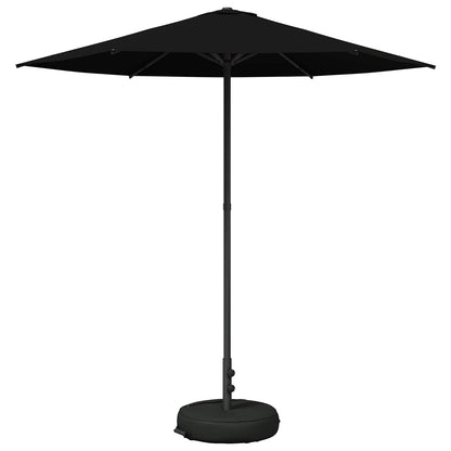 Tuinparasol 230 x 230 cm Polyester Rechthoekig Zwart