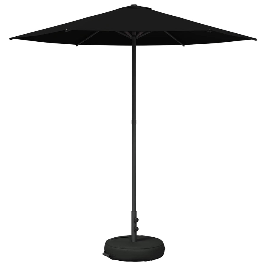 Tuinparasol 230 x 230 cm Polyester Rechthoekig Zwart