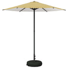 Tuinparasol 226x226x228 cm geel wit