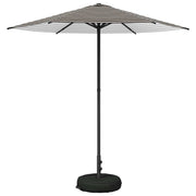 Tuinparasol 226x226x228 cm rechthoekig zwart wit