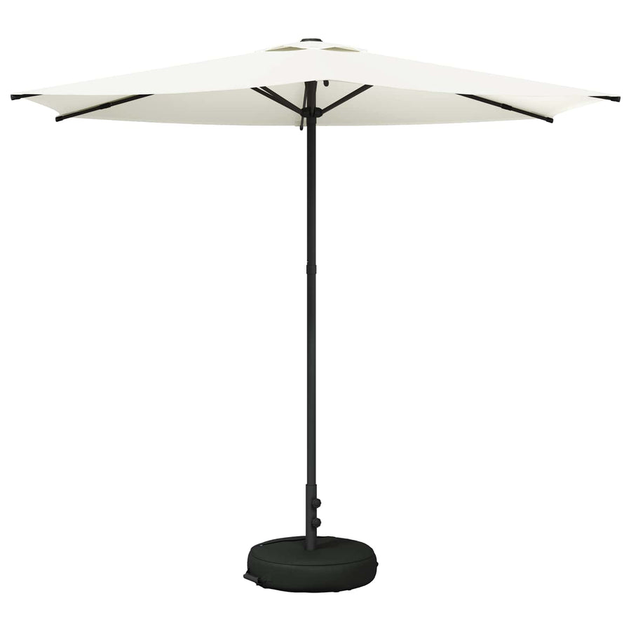 Tuinparasol 270 x 270 cm Polyester Rechthoekig Crèmekleurig