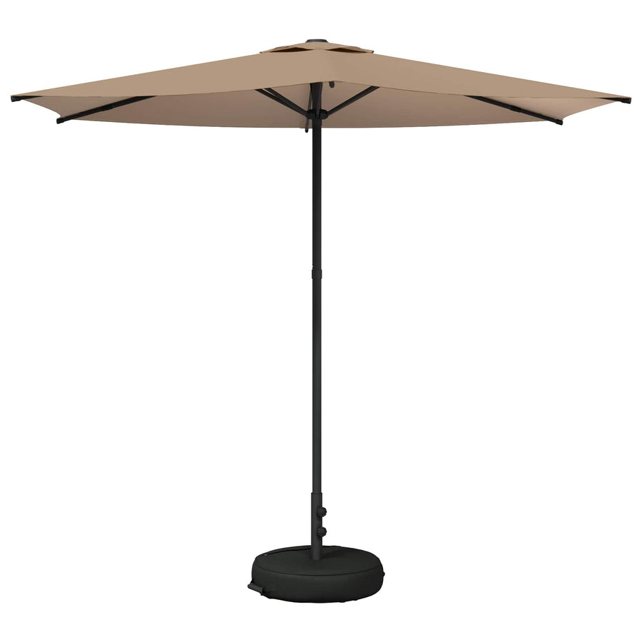 Tuinparasol 270 x 270 cm Polyester Rechthoekig Taupe