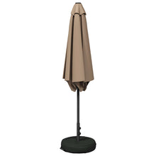 Tuinparasol 270 x 270 cm Polyester Rechthoekig Taupe