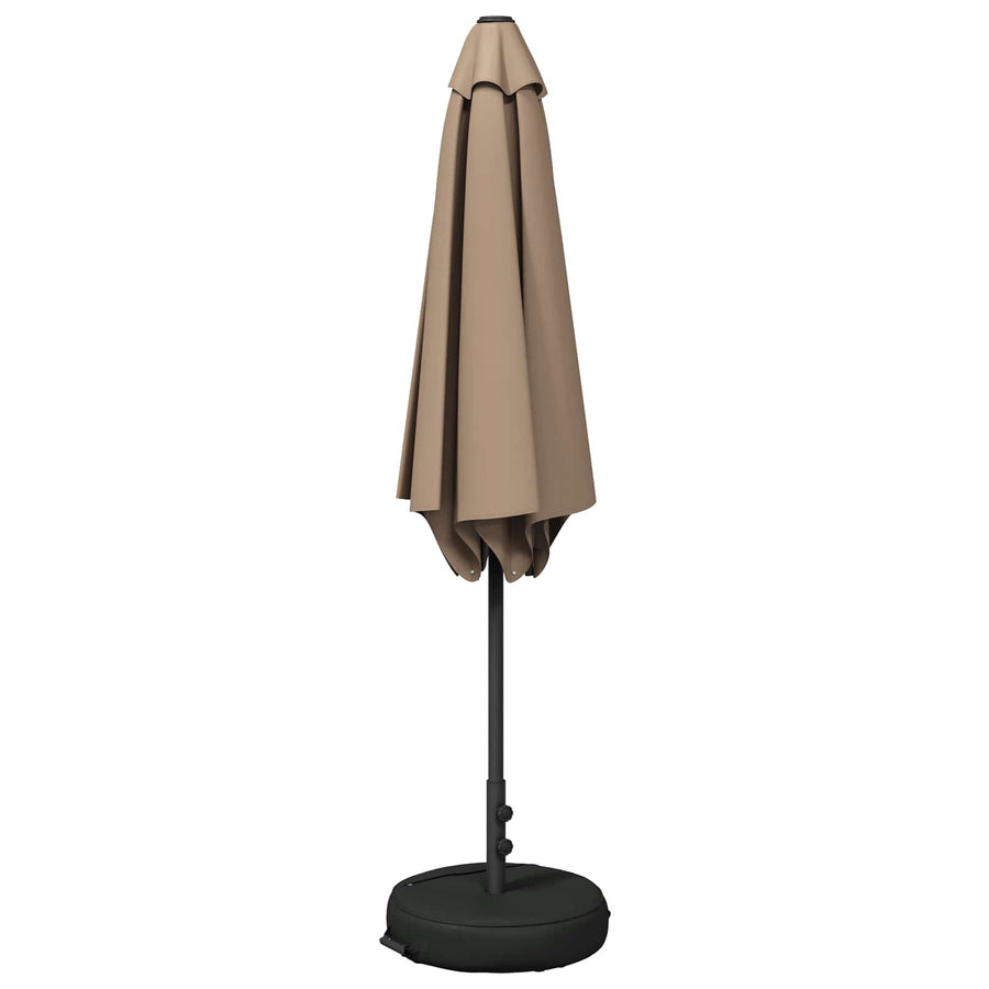 Tuinparasol 270 x 270 cm Polyester Rechthoekig Taupe