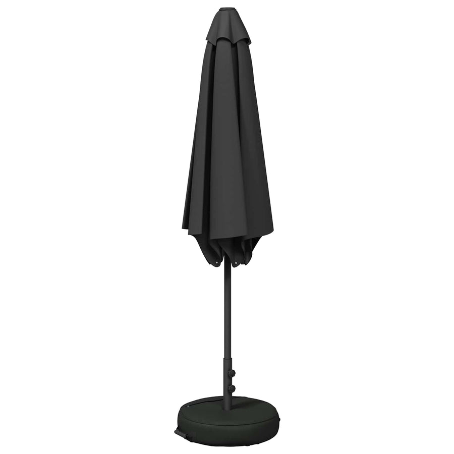 Tuinparasol 270 x 270 cm Polyester Rechthoekig Antracietkleurig