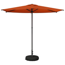 Tuinparasol 270 x 270 cm Polyester Rechthoekig Terracotta