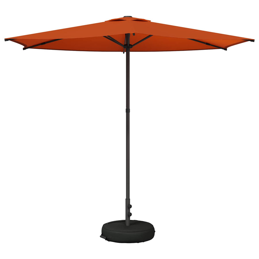 Tuinparasol 270 x 270 cm Polyester Rechthoekig Terracotta