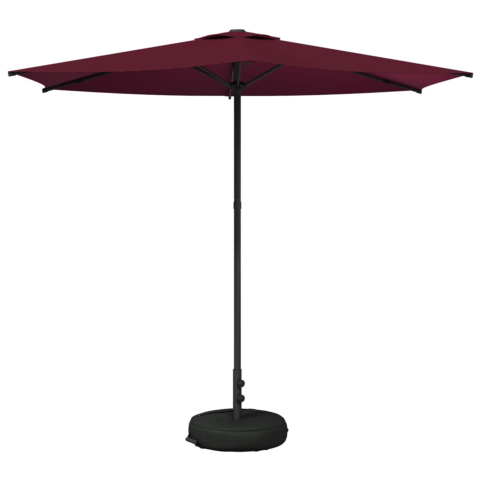 Tuinparasol 270 x 270 cm Polyester Rechthoekig Bordeaux Rood