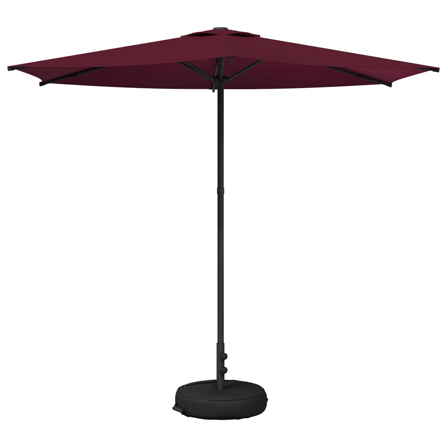 Tuinparasol 270 x 270 cm Polyester Rechthoekig Bordeaux Rood