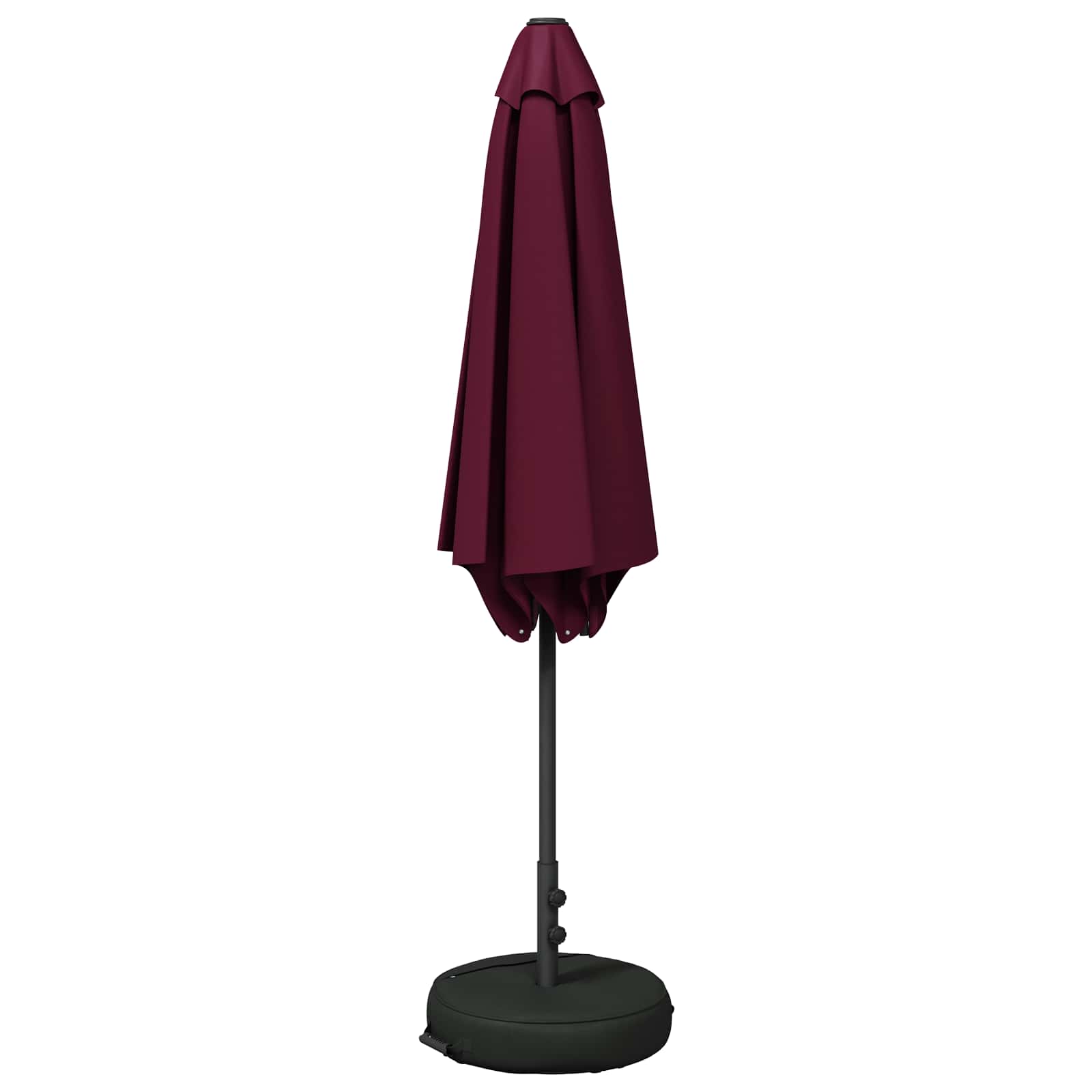 Tuinparasol 270 x 270 cm Polyester Rechthoekig Bordeaux Rood