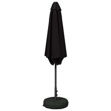 Tuinparasol 270 x 270 cm Polyester Rechthoekig Zwart