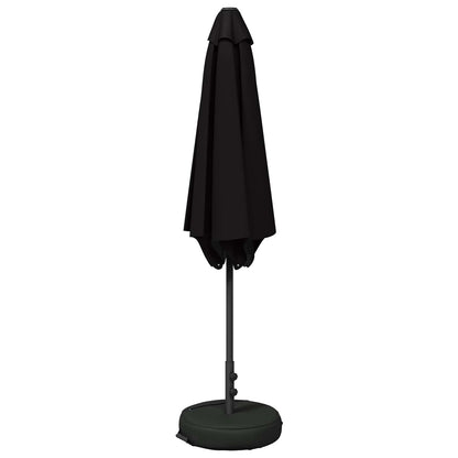 Tuinparasol 270 x 270 cm Polyester Rechthoekig Zwart