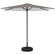 Tuinparasol 270x270 cm rechthoekig zwart wit