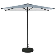 Tuinparasol 270x270 cm blauw wit polyester