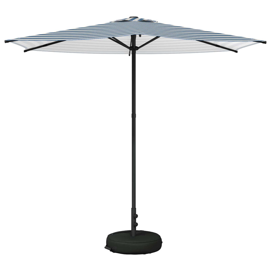 Tuinparasol 270 x 270 cm Polyester Rechthoekig Blauw en Wit