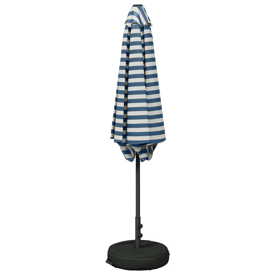 Tuinparasol 270 x 270 cm Polyester Rechthoekig Blauw en Wit