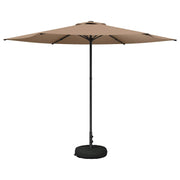 Tuinparasol 300x300 cm rechthoekig taupe