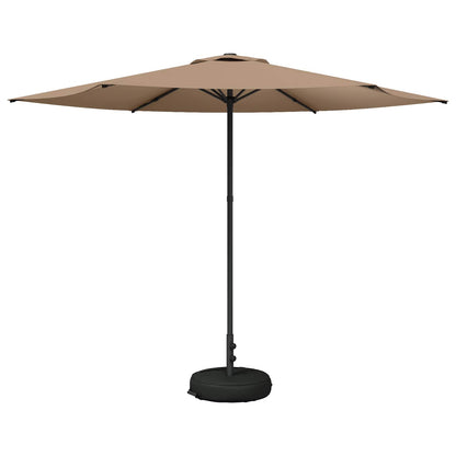 Tuinparasol 300 x 300 cm Polyester Rechthoekig Taupe