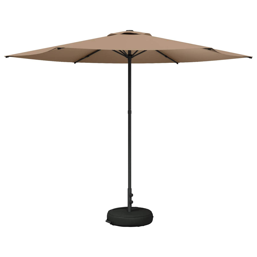 Tuinparasol 300 x 300 cm Polyester Rechthoekig Taupe