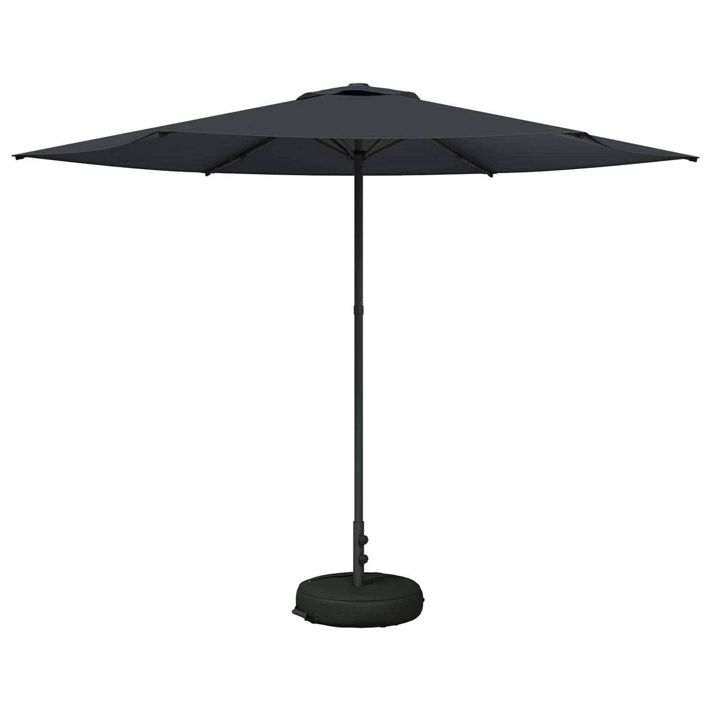 Tuinparasol 300 x 300 cm Polyester Rechthoekig Antracietkleurig