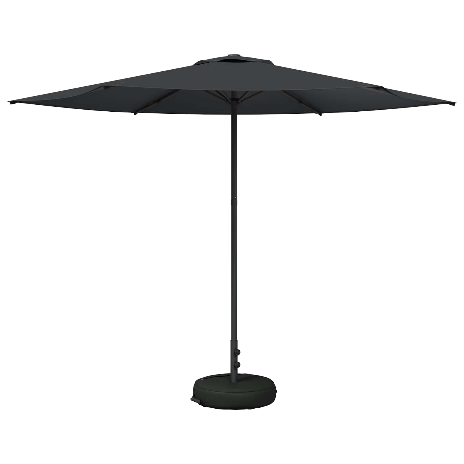 Tuinparasol 300 x 300 cm Polyester Rechthoekig Antracietkleurig