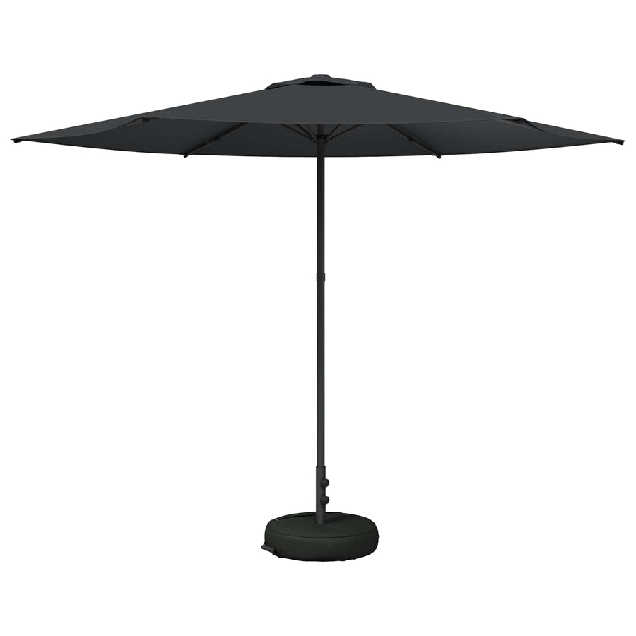 Tuinparasol 300 x 300 cm Polyester Rechthoekig Antracietkleurig