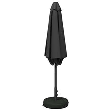 Tuinparasol 300 x 300 cm Polyester Rechthoekig Antracietkleurig
