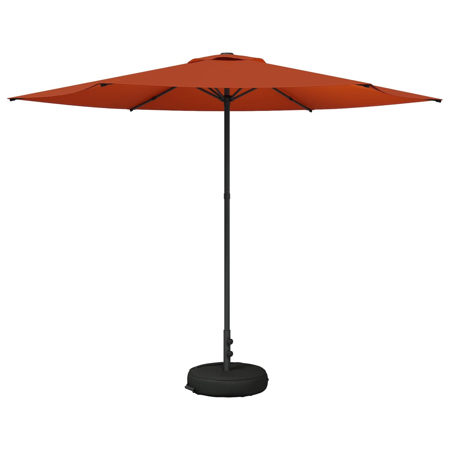 Tuinparasol 300 x 300 cm Polyester Rechthoekig Terracotta