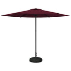 Tuinparasol 300x300 cm bordeaux rood