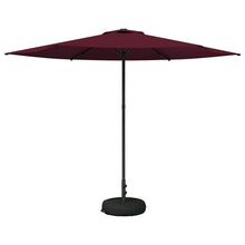 Tuinparasol 300 x 300 cm Polyester Rechthoekig Bordeaux Rood