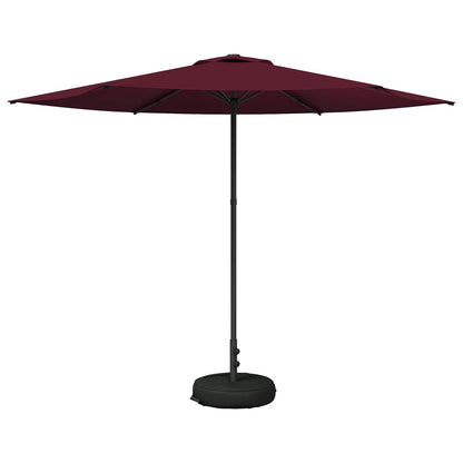 Tuinparasol 300 x 300 cm Polyester Rechthoekig Bordeaux Rood
