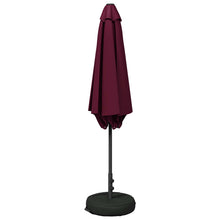 Tuinparasol 300 x 300 cm Polyester Rechthoekig Bordeaux Rood