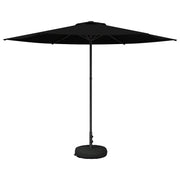 Tuinparasol 300x300 cm zwart polyester