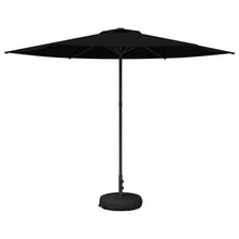 Tuinparasol 300 x 300 cm Polyester Rechthoekig Zwart