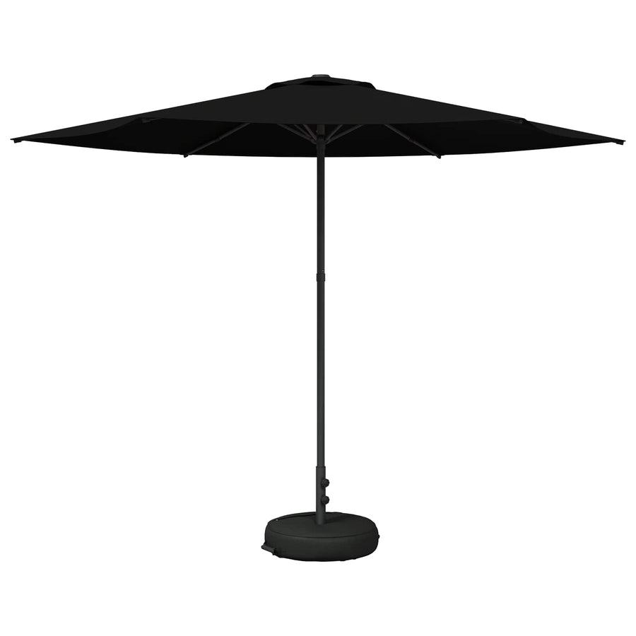 Tuinparasol 300 x 300 cm Polyester Rechthoekig Zwart