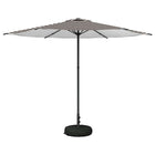 Tuinparasol 300x300 cm rechthoekig zwart wit