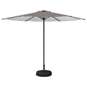 Tuinparasol 300x300 cm rechthoekig zwart wit