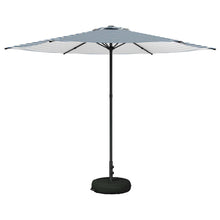 Tuinparasol 300 x 300 cm Polyester Rechthoekig Blauw en Wit