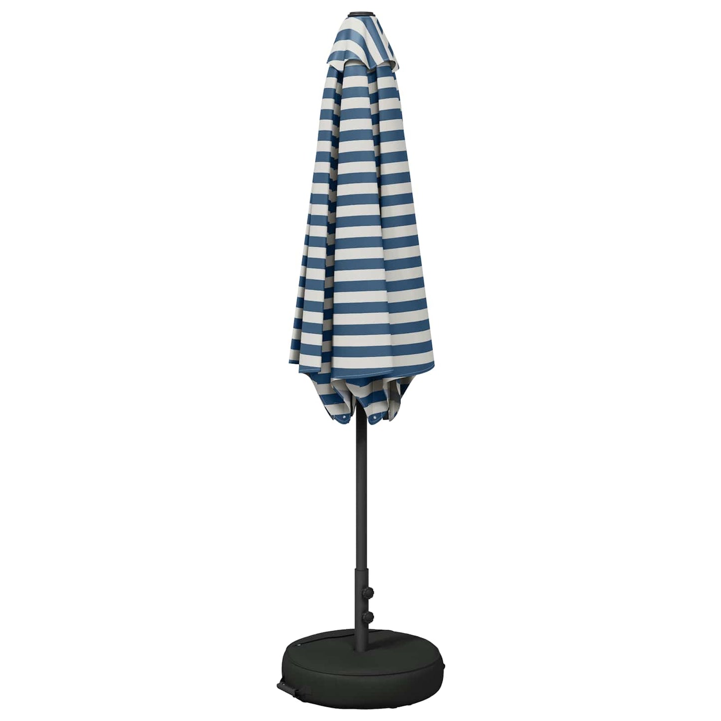 Tuinparasol 300 x 300 cm Polyester Rechthoekig Blauw en Wit
