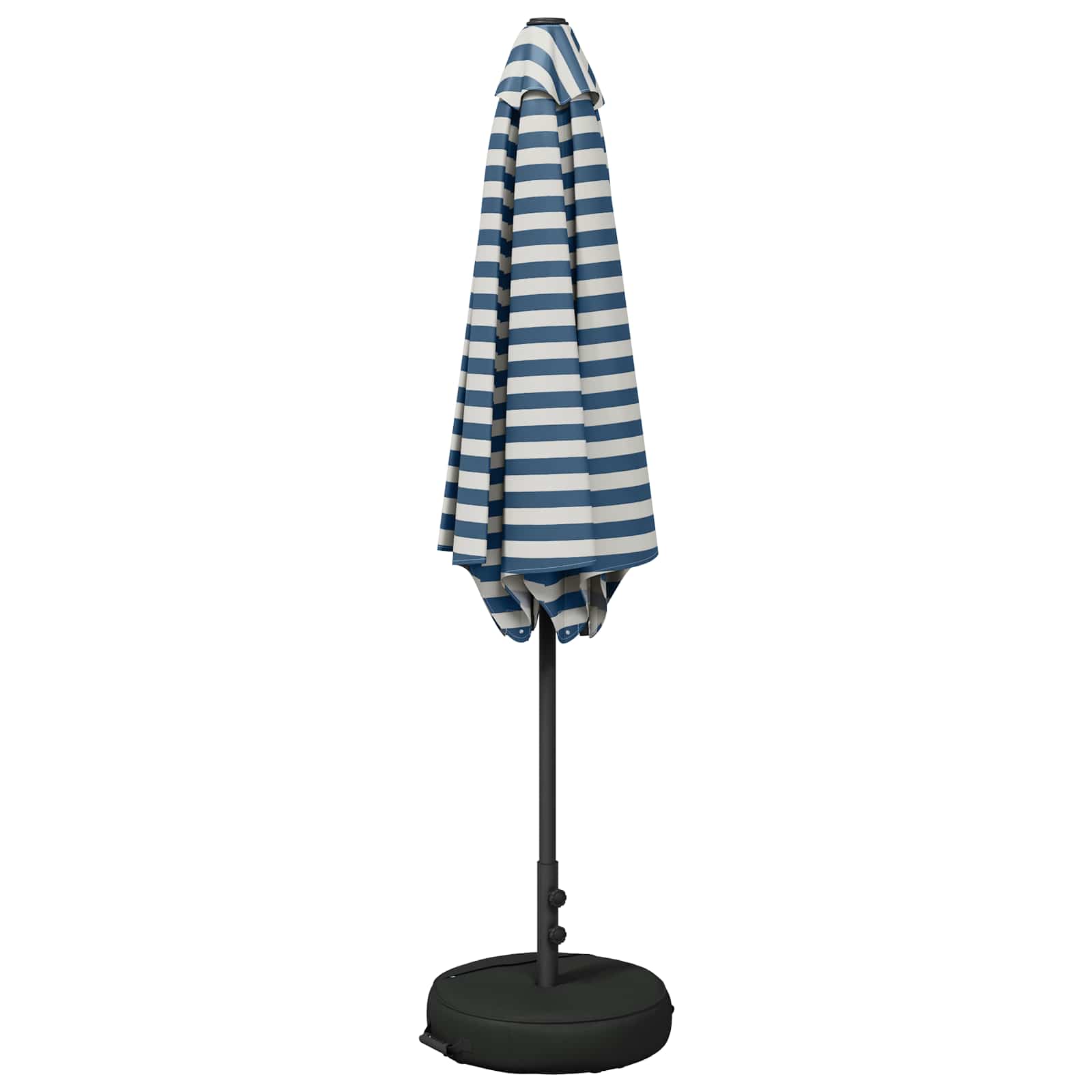 Tuinparasol 300 x 300 cm Polyester Rechthoekig Blauw en Wit