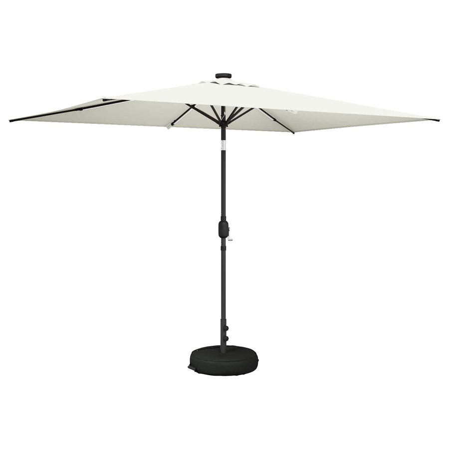 Tuin Parasol met LED Verlichting 200 x 300 cm Polyester