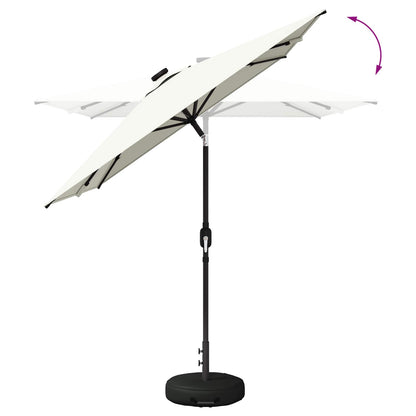 Tuin Parasol met LED Verlichting 200 x 300 cm Polyester
