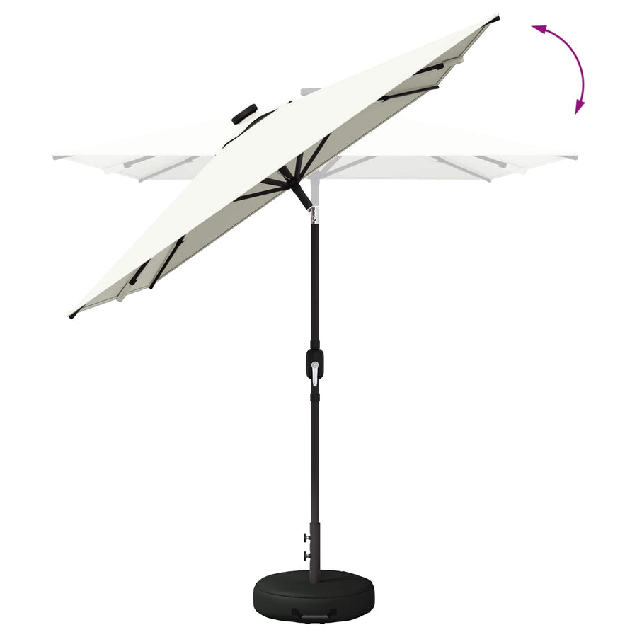 Tuin Parasol met LED Verlichting 200 x 300 cm Polyester