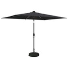 Parasol 200x300 cm antraciet met zonne-energie LED