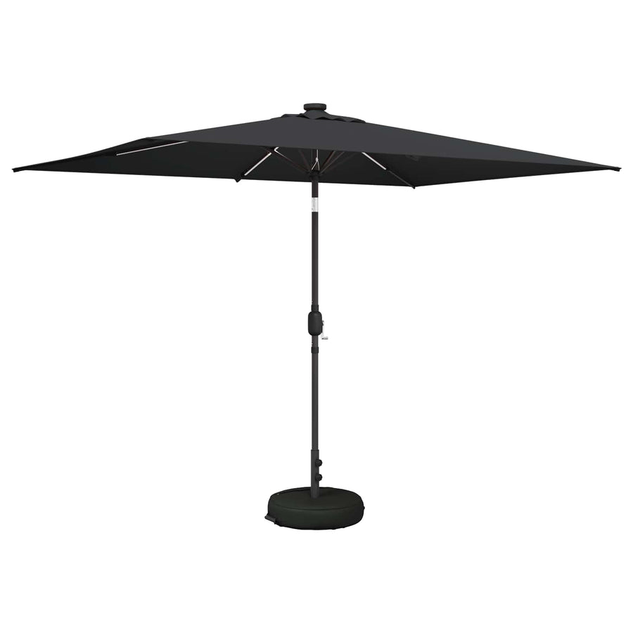Tuin Parasol met LED Verlichting 200 x 300 cm Polyester