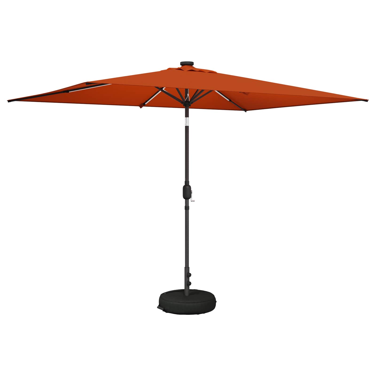 Tuin Parasol met LED Verlichting 200 x 300 cm Polyester