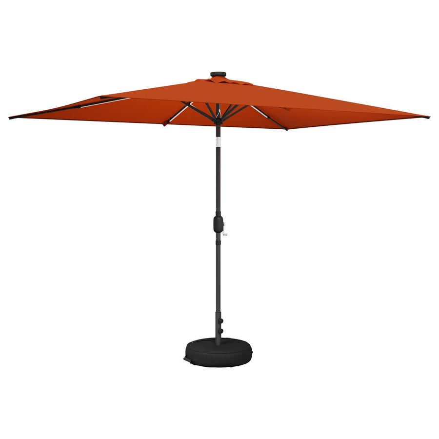 Tuin Parasol met LED Verlichting 200 x 300 cm Polyester