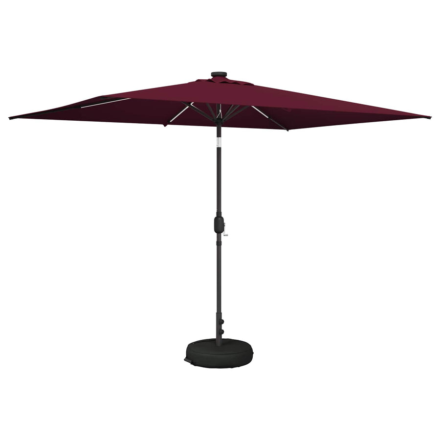 Tuin Parasol met LED Verlichting 200 x 300 cm Polyester