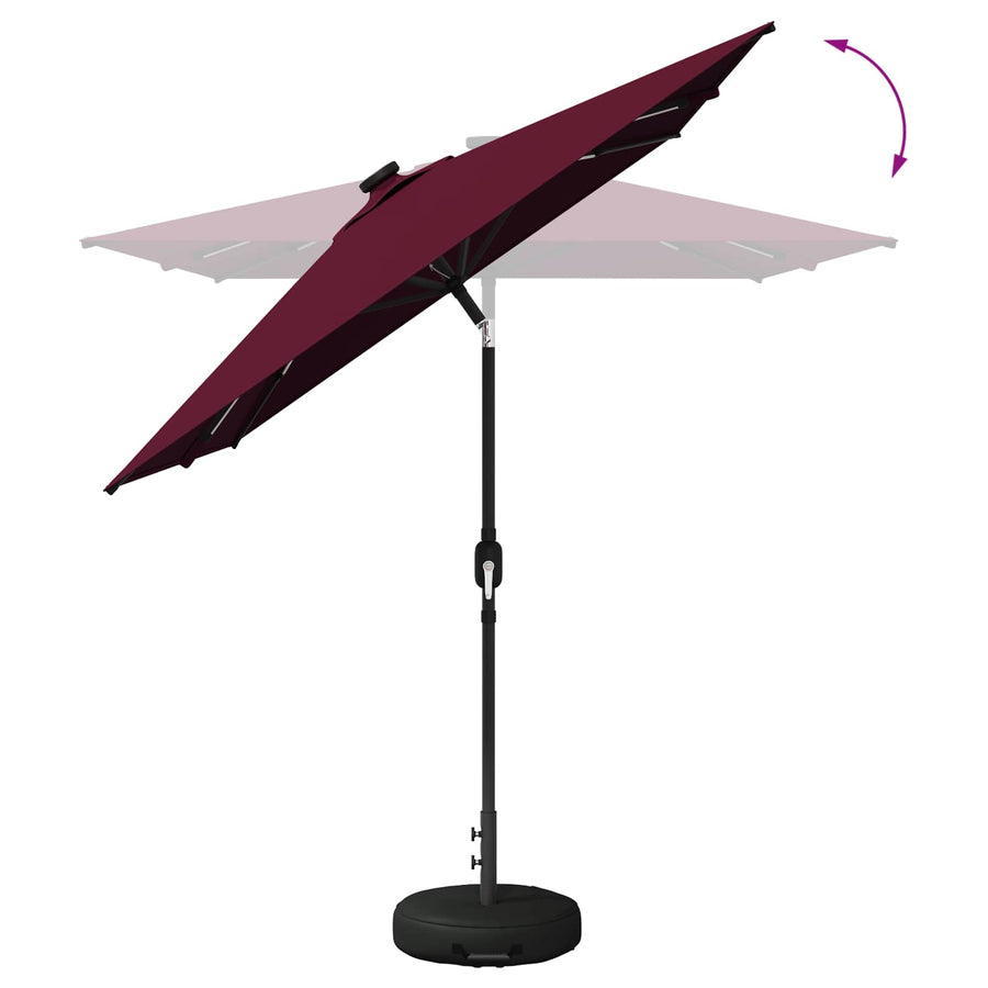 Tuin Parasol met LED Verlichting 200 x 300 cm Polyester